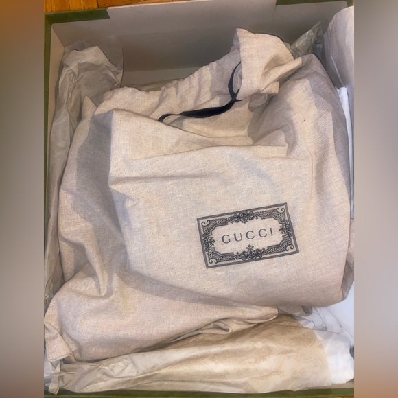 Brand NIB Gucci Tessuto GG Supreme Magnum Calf Leather Boots! 100% Authentic - Picture 14 of 16